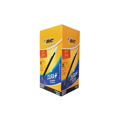 Bolígrafo BIC opaco negro x 50u