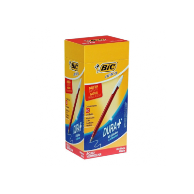 Bolígrafo BIC opaco rojo x 50u
