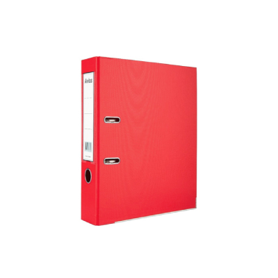 Bibliorato PVC A4 - lomo ancho ROJO