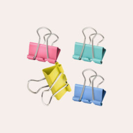 Broches binder clips COLOR N°1