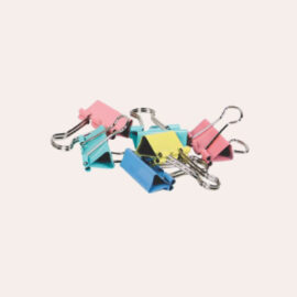 Broches binder clips COLOR N°3
