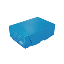 Caja de archivo AZUL PVC CORRUGADO