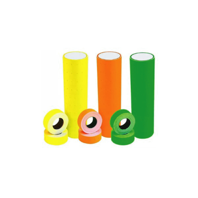 Rollo etiqueta motex, color fluo
