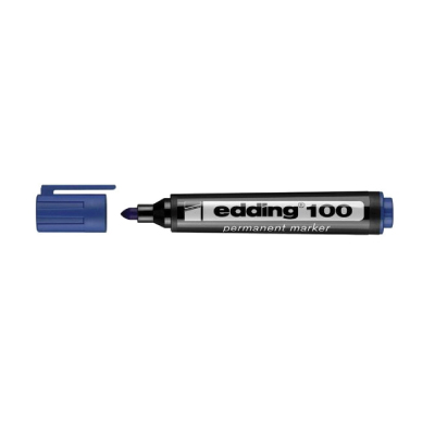 Marcador EDDING 100 AZUL permanente