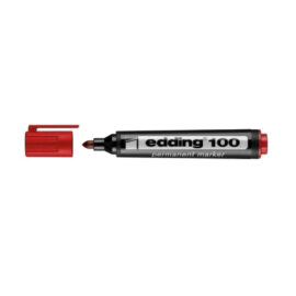 Marcador EDDING 100 ROJO permanente