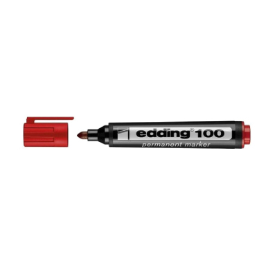 Marcador EDDING 100 ROJO permanente