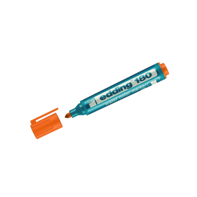 Marcador EDDING 180 NARANJA al agua