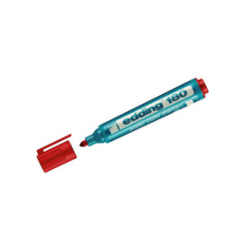 Marcador EDDING 180 ROJO al agua
