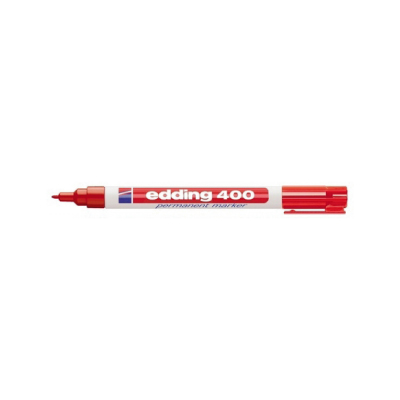 Marcador EDDING 400 ROJO permanente