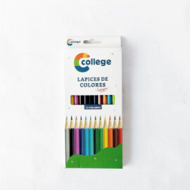 Lápices de colores College largo x 12u