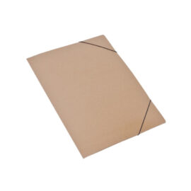 Carpeta con elástico kraft marrón OFICIO