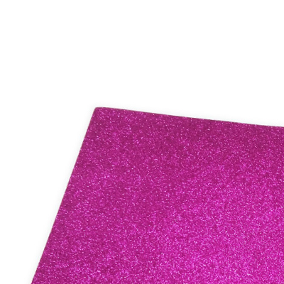 Goma eva con glitter FUCSIA