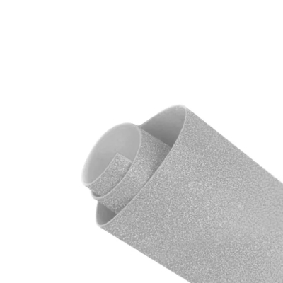 Goma eva con glitter PLATA