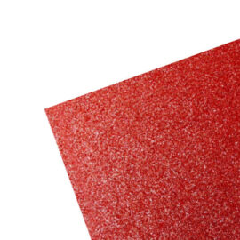 Goma eva con glitter ROJO