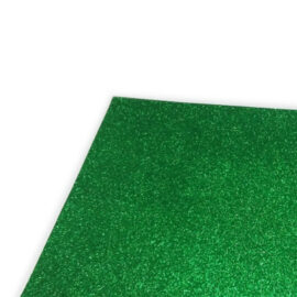Goma eva con glitter VERDE