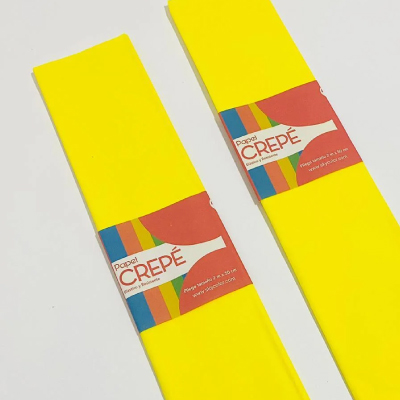 Papel crepé AMARILLO