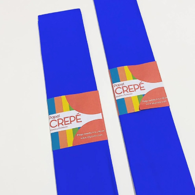 Papel crepé AZUL