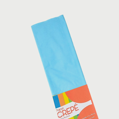 Papel crepé CELESTE