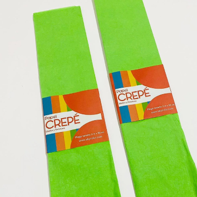 Papel crepé VERDE MANZANA