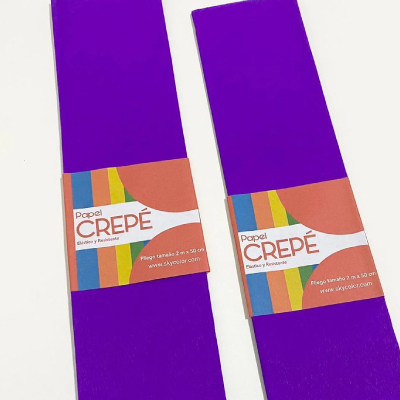 Papel crepé VIOLETA