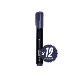 Marcador permanente x 12u - NEGRO