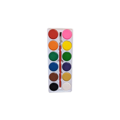Acuarela x 12 colores + pincel
