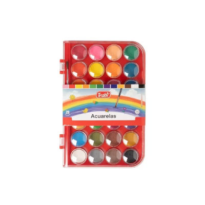 Acuarela TRABI x 28 colores + pincel