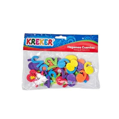 HAGAMOS CUENTAS números en goma eva