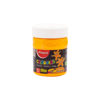 Tempera fluo naranja MAPED x 250g