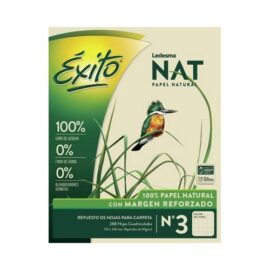 Repuesto Éxito Nat N°3 x 288 hjs cuadriculadas