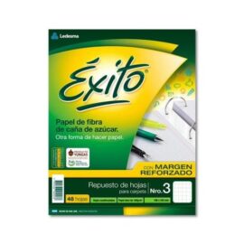Repuesto Éxito reforzado N°3 x 48 hjs cuadriculadas