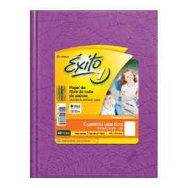 Cuaderno Éxito E1 TD - 16x21 lila 100 hjs rayadas