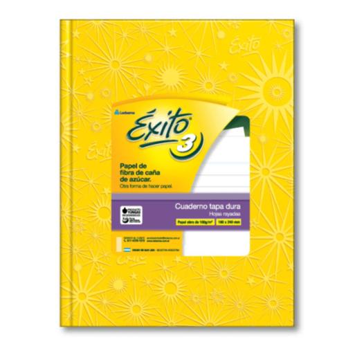 Cuaderno Éxito E3 TD - 19x24 amarillo 100 hjs rayadas