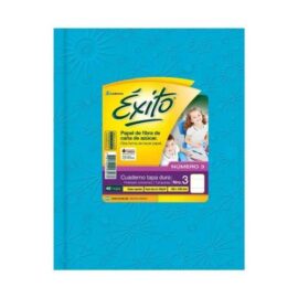 Cuaderno Éxito E3 TD - 19x24 turquesa 48 hjs cuadriculadas