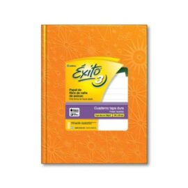 Cuaderno Éxito E3 TD - 19x24 naranja 100 hjs cuadriculadas