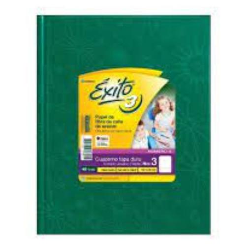 Cuaderno Éxito E3 TD - 19x24 verde oscuro 100 hjs cuadriculadas