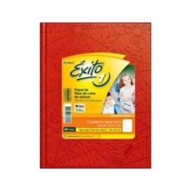 Cuaderno Éxito E1 TD - 16x21 rojo 48 hjs cuadriculadas