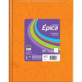 Cuaderno Épica TD - 19x24 naranja 100 hjs rayadas