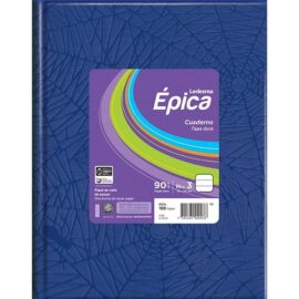 Cuaderno Épica TD - 19x24 azul 100 hjs rayadas